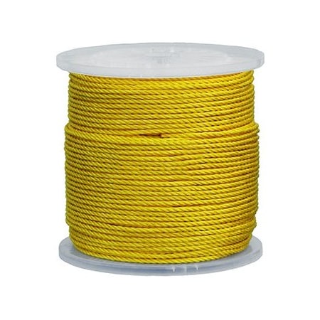 L.H. Dottie 3/16'' X 250' Yellow Polypropylene Pull Rope
